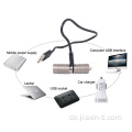 USB -Ladegerät LED Titanium Taschenlampe mit Gürtelclip